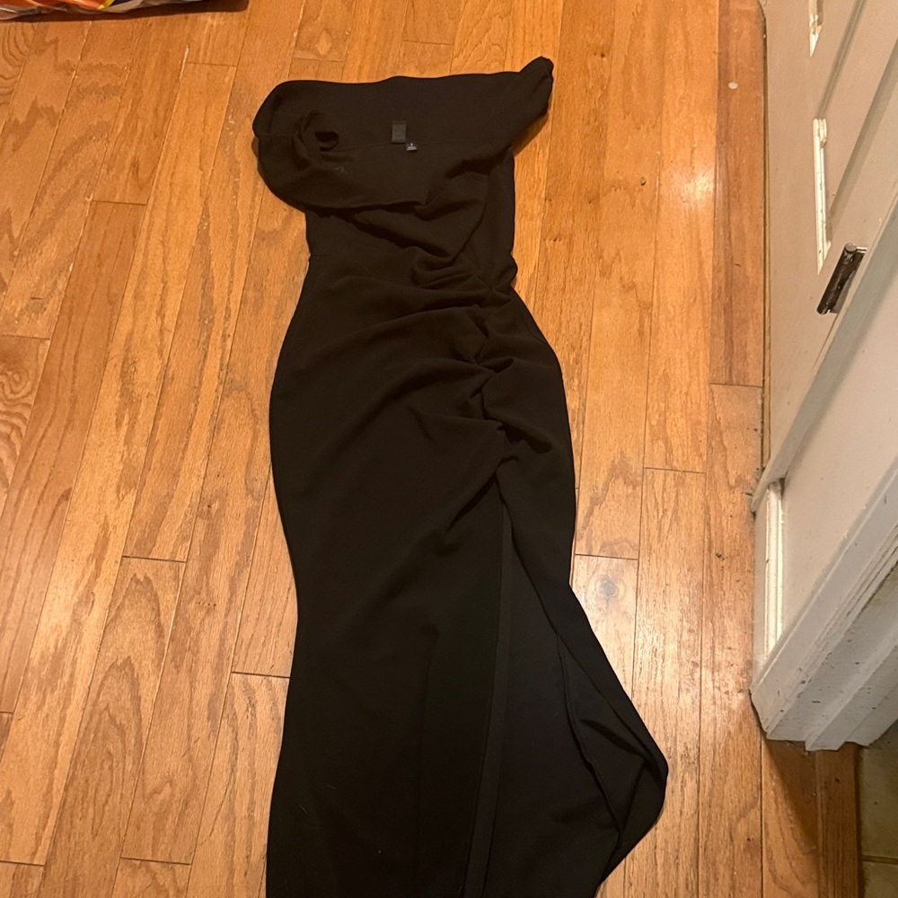Windsor Black One Shoulder Dress
